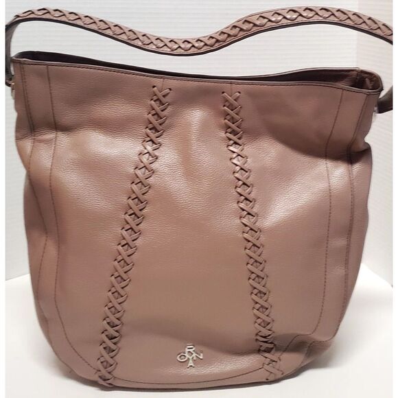 orYANY Purse NWT Chelsea Hobo Bag CH902 Braided Mocha Tag & Dust Bag Warm Taupe - Picture 1 of 14